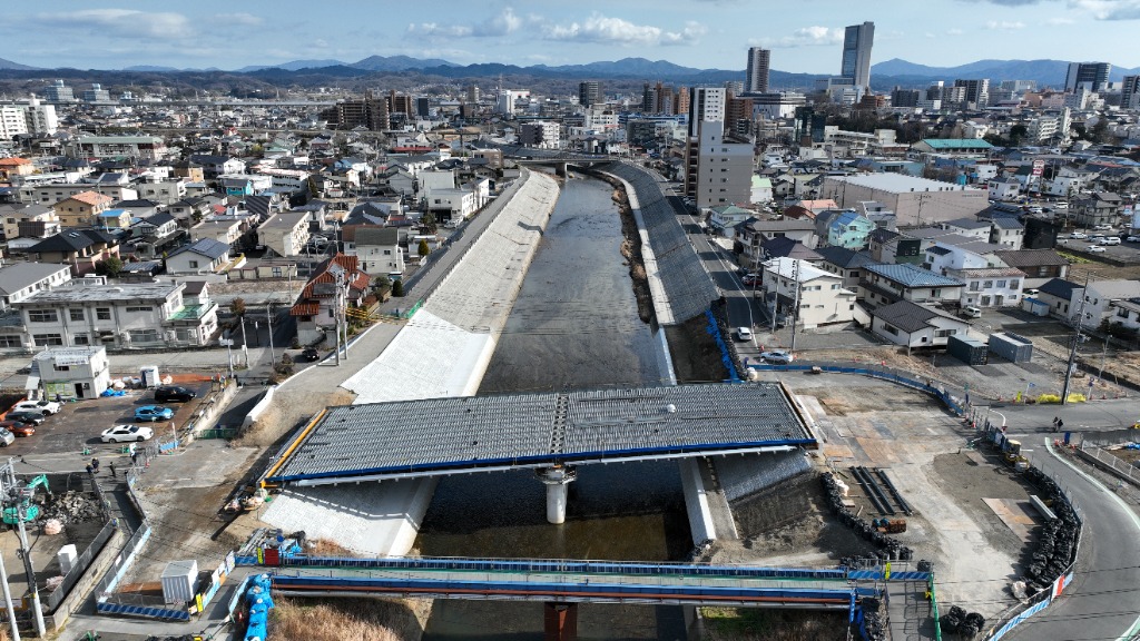 河川工事・インフラ空撮
